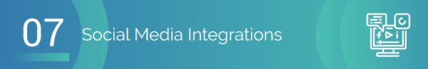 Tip 7: Social media integrations